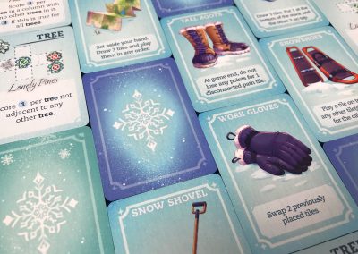 Snowfall Over Mountains Wintry Tool Cards